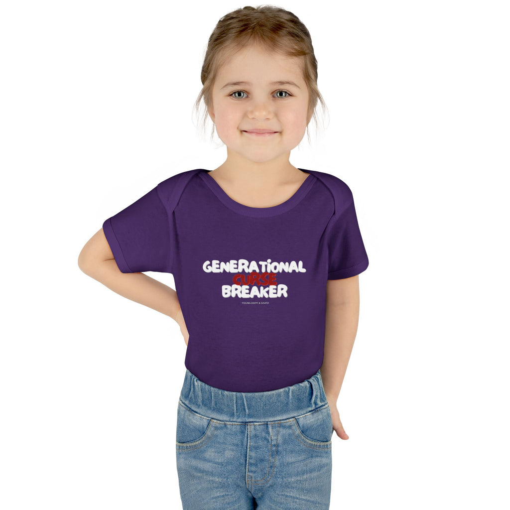 Generational Curse Breaker Infant Bodysuit | Cute Baby Outfit, Baby Shower Gift, Toddler Clothing, Inspirational Baby Onesie, Funny Gift