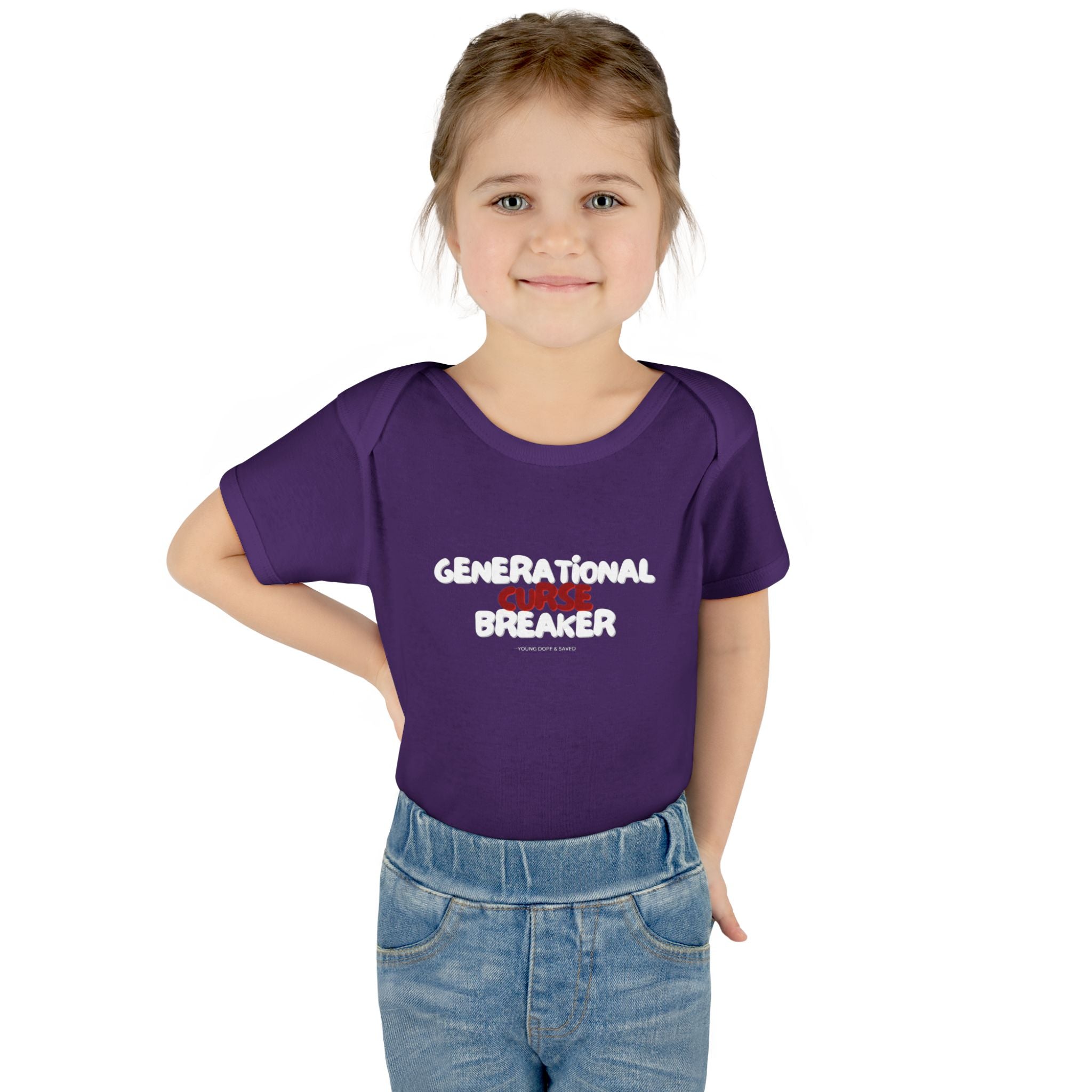 Generational Curse Breaker Infant Bodysuit | Cute Baby Outfit, Baby Shower Gift, Toddler Clothing, Inspirational Baby Onesie, Funny Gift
