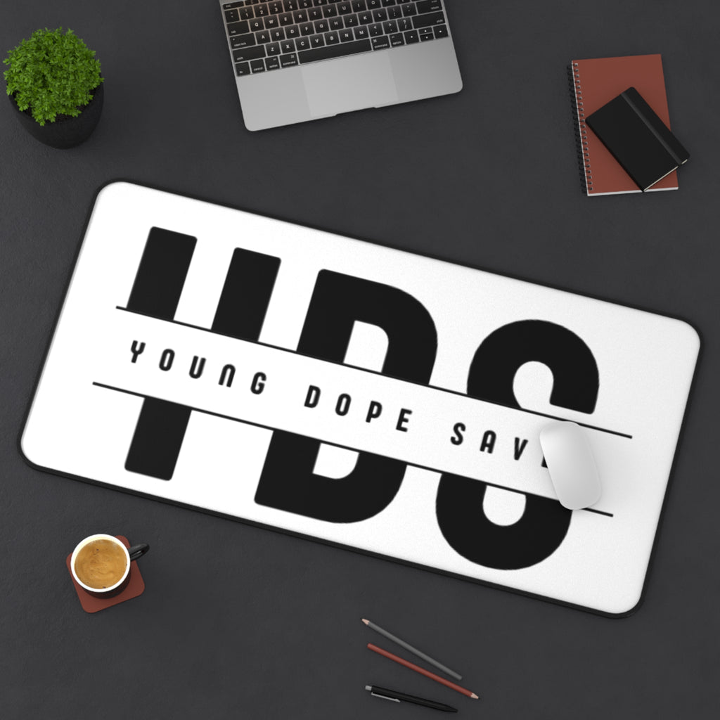 Modern Desk Mat - Stylish Office Decor, Young Dope Saved, Office Accessories, Gamer Mat, Teacher Gift, Minimalist Design