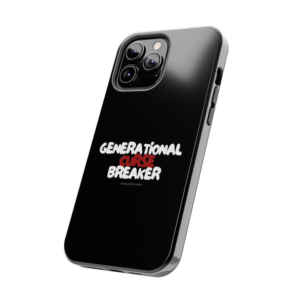Generational Curse Breaker Tough Phone Cases, Durable Phone Cover, Gift for Millennials, Resilient Phone Case, Unique Smartphone Accessory