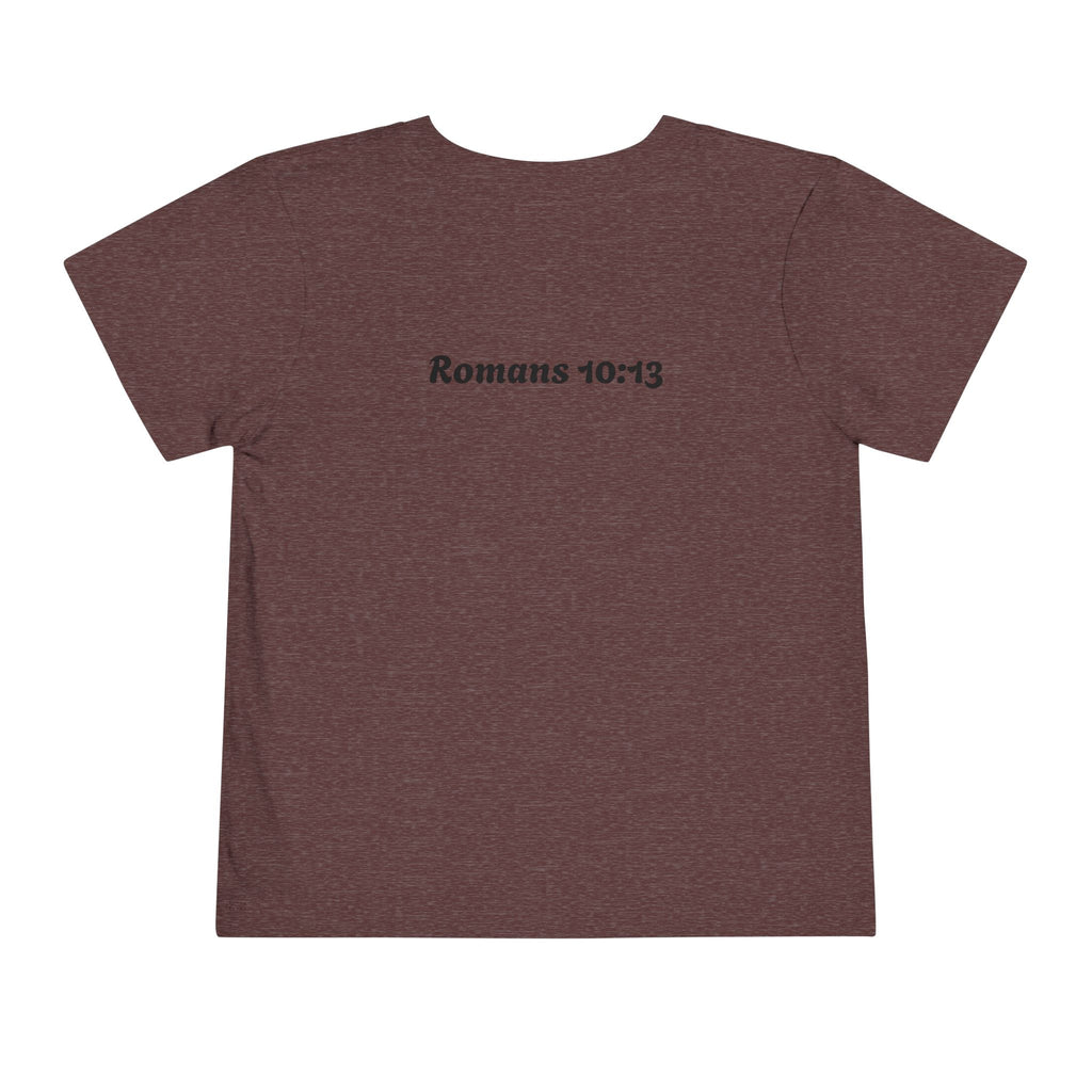 Generational Curse Breaker Toddler Short Sleeve Tee with 'Curse' Design and 'Romans 10:13' Quote, Cute Kids' Casual Top, Faith-Based Gift, Summer Essentials, [...]