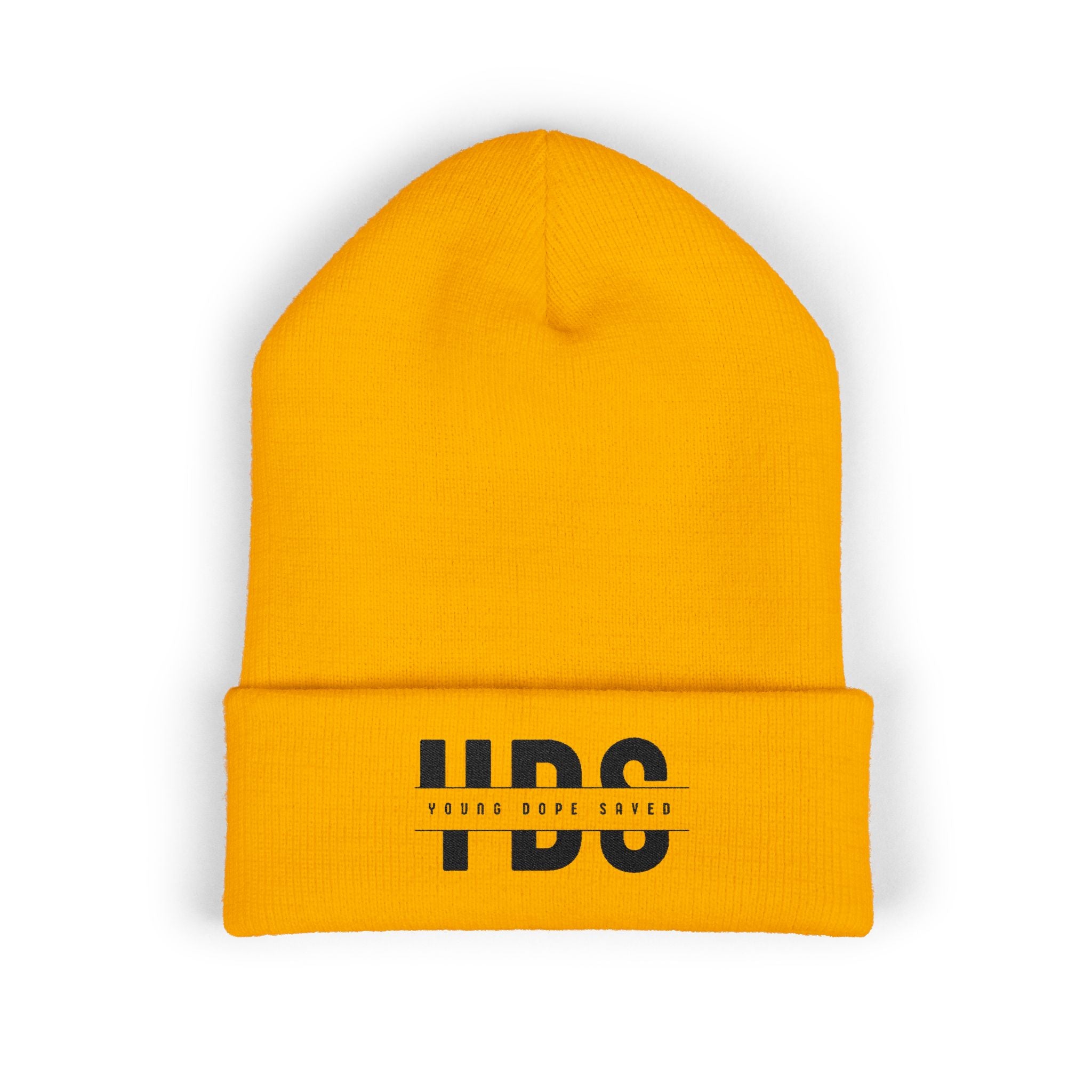 Classic Cuffed Young Dope & Saved Beanie with Embroidery, Stylish Winter Hat, Hipster Beanie, Gift for Him or Her, Winter Accessory, Streetwear Fashion