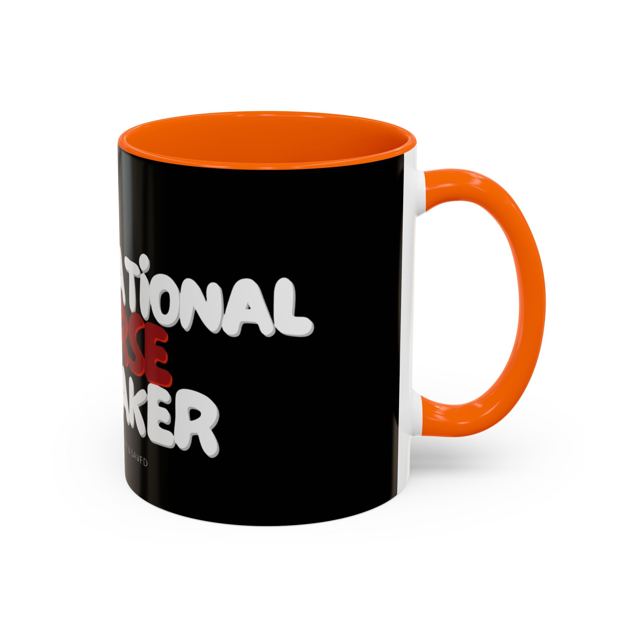 Curse Breaker Accent Coffee Mug - Faithful Daily Reminder, Inspirational Gift, Romans 10:13, Unique Coffee Cup, Religious Home Decor