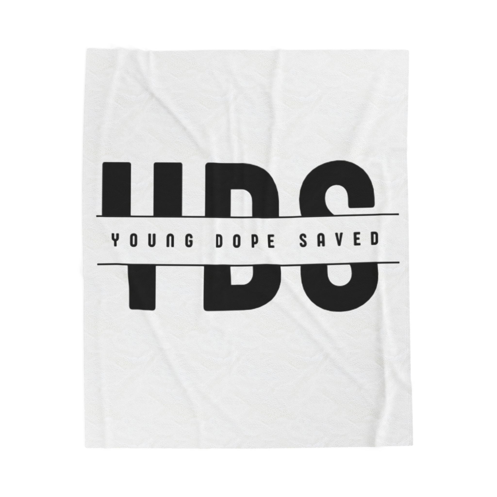 Cozy Velveteen Plush Young Dope & Saved Blanket - Soft Throw for Home, Travel, Gifts, Living Room Decor, Young Dope Saved Design