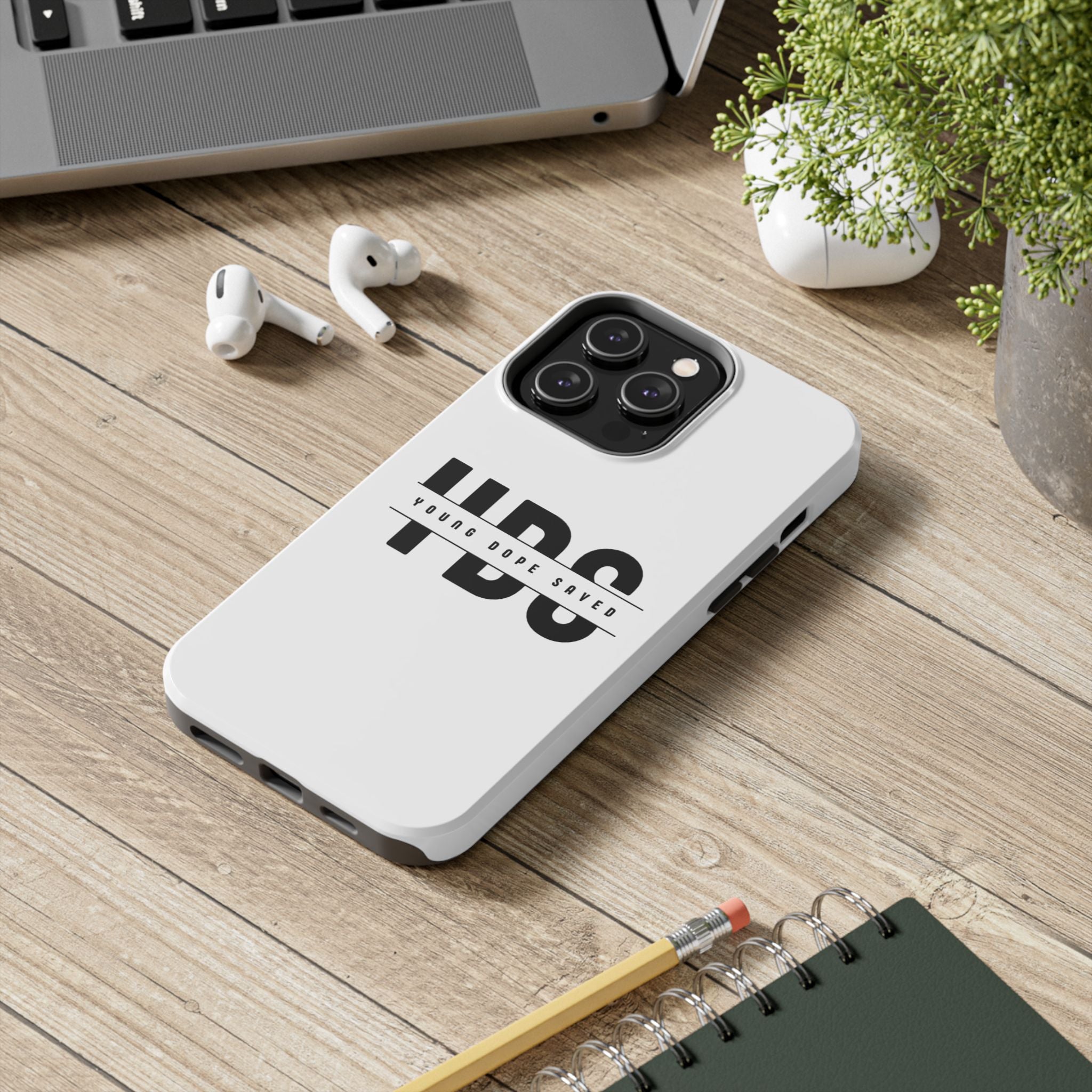 Young Dope & Saved Bold Tough Phone Cases - Stylish Protective Cover for Young Trendsetters, Unique Gift for Teens, Durable Phone Accessories, Modern Design
