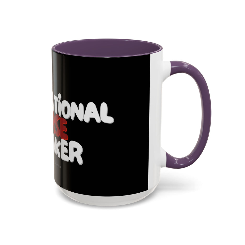 Curse Breaker Accent Coffee Mug - Faithful Daily Reminder, Inspirational Gift, Romans 10:13, Unique Coffee Cup, Religious Home Decor