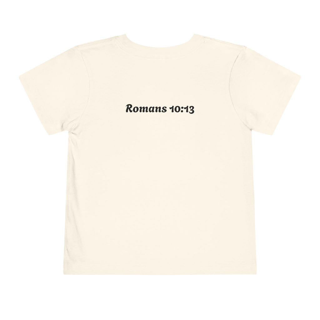 Generational Curse Breaker Toddler Short Sleeve Tee with 'Curse' Design and 'Romans 10:13' Quote, Cute Kids' Casual Top, Faith-Based Gift, Summer Essentials, [...]