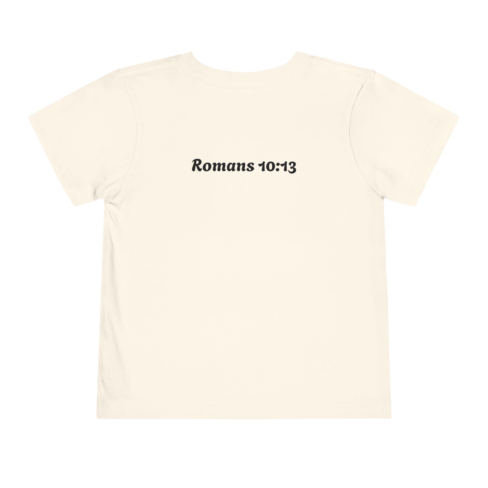 Generational Curse Breaker Toddler Short Sleeve Tee with 'Curse' Design and 'Romans 10:13' Quote, Cute Kids' Casual Top, Faith-Based Gift, Summer Essentials, [...]