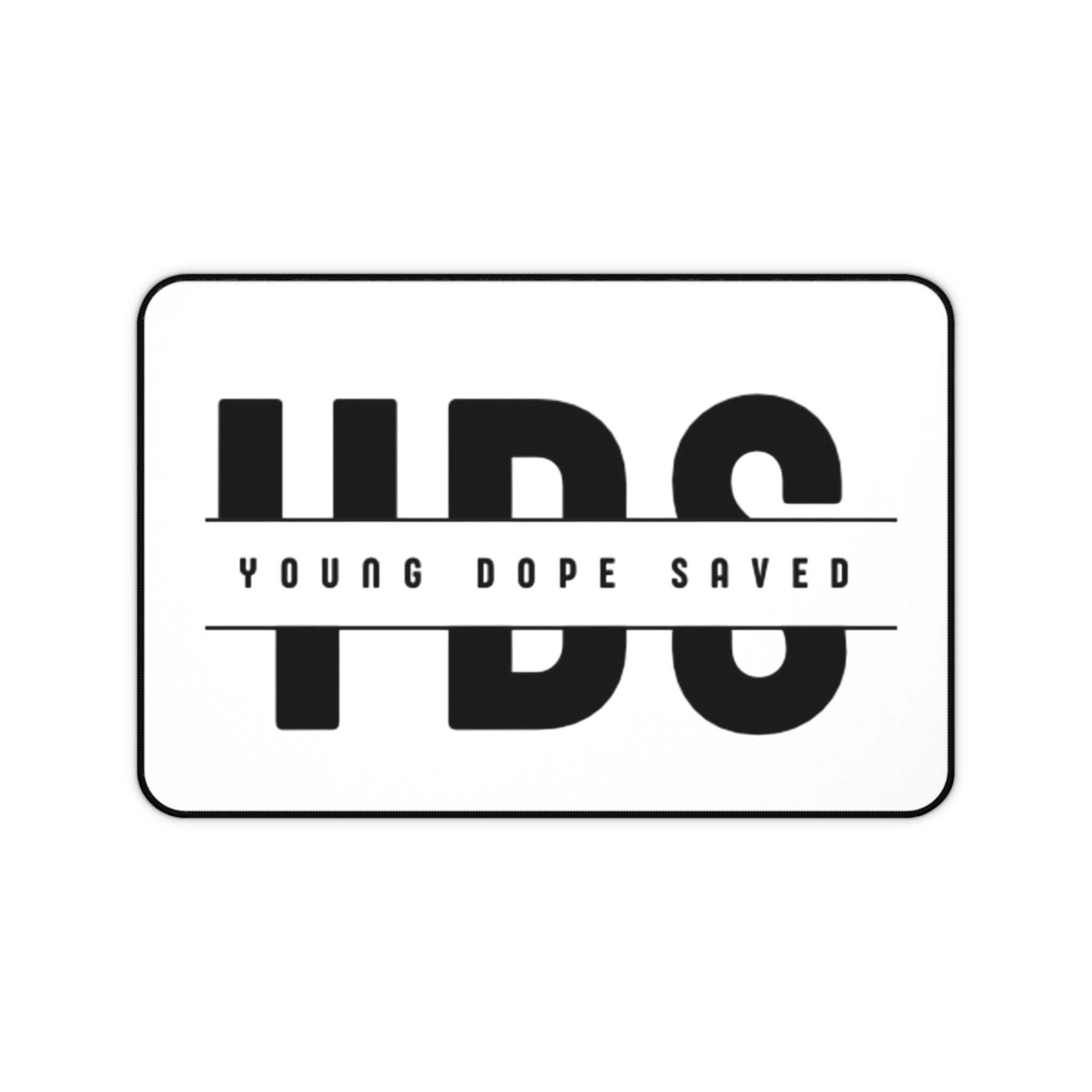 Modern Desk Mat - Stylish Office Decor, Young Dope Saved, Office Accessories, Gamer Mat, Teacher Gift, Minimalist Design