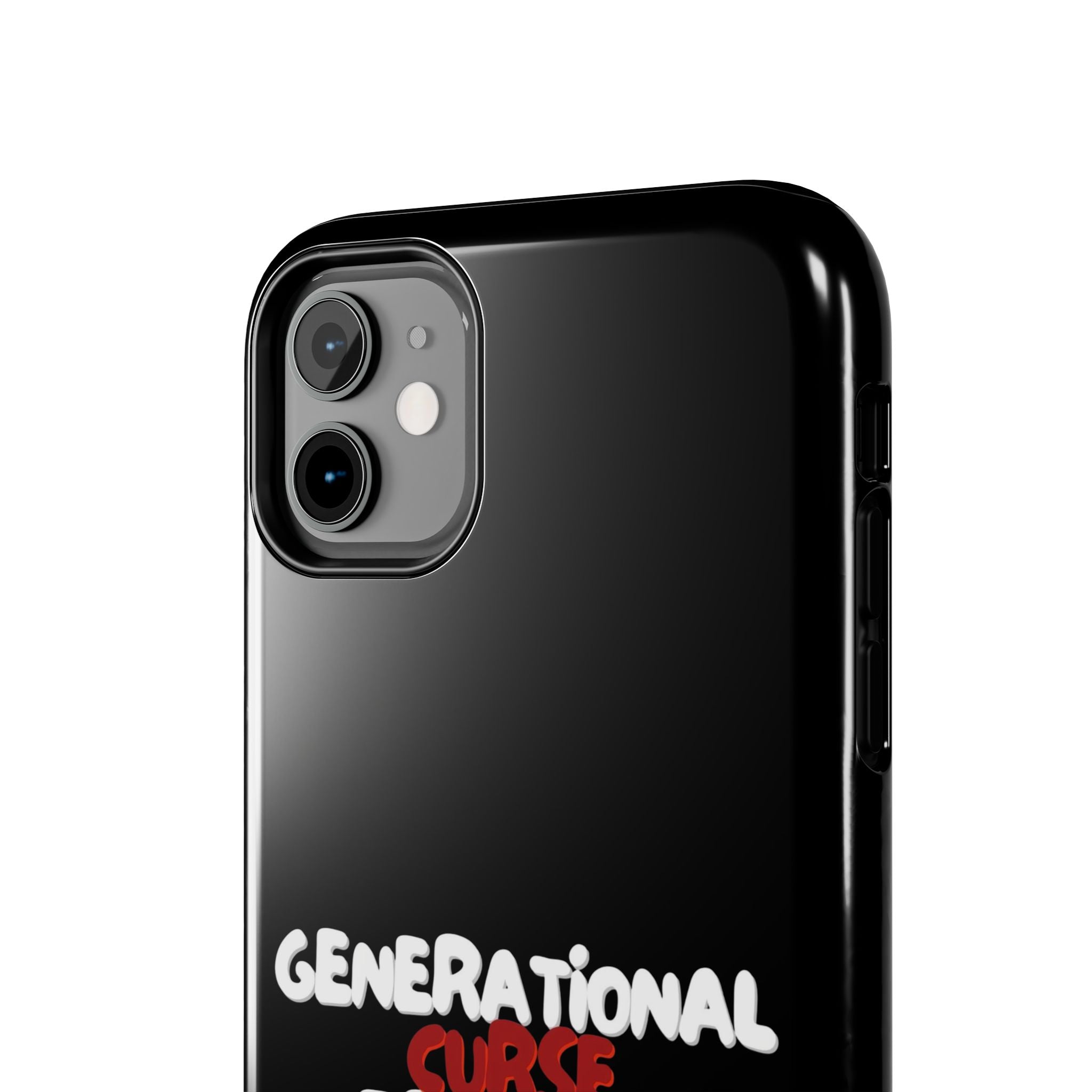 Generational Curse Breaker Tough Phone Cases, Durable Phone Cover, Gift for Millennials, Resilient Phone Case, Unique Smartphone Accessory