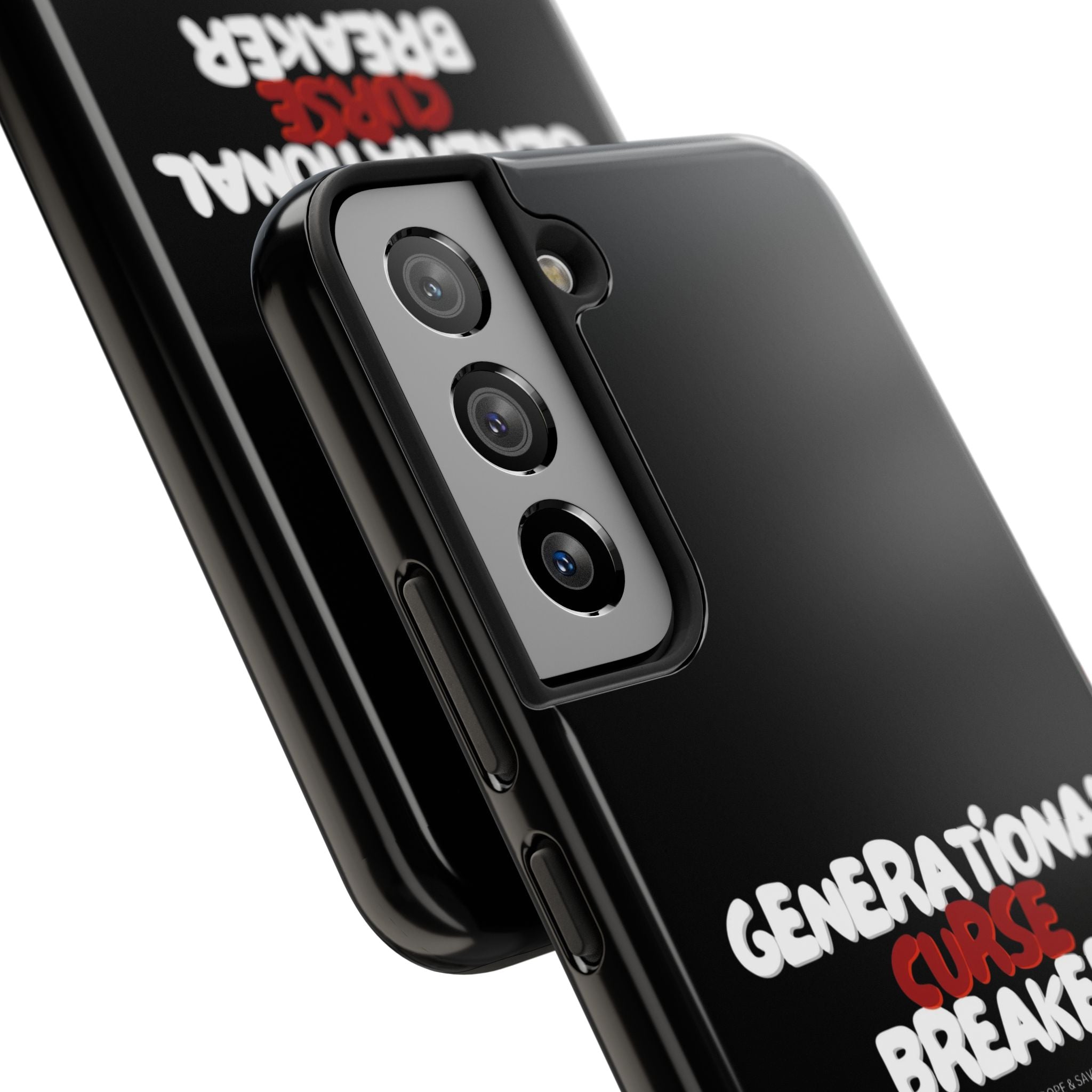 Generational Curse Breaker Tough Phone Cases, Durable Phone Cover, Gift for Millennials, Resilient Phone Case, Unique Smartphone Accessory