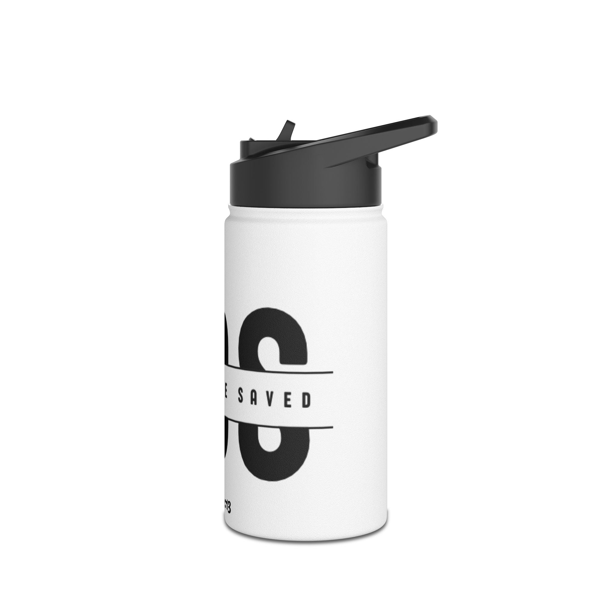 Inspirational Stainless Steel Water Bottle with Romans 10:13, Motivational Hydro Flask, Faith-Based Gift, Sports Water Bottle, [...]