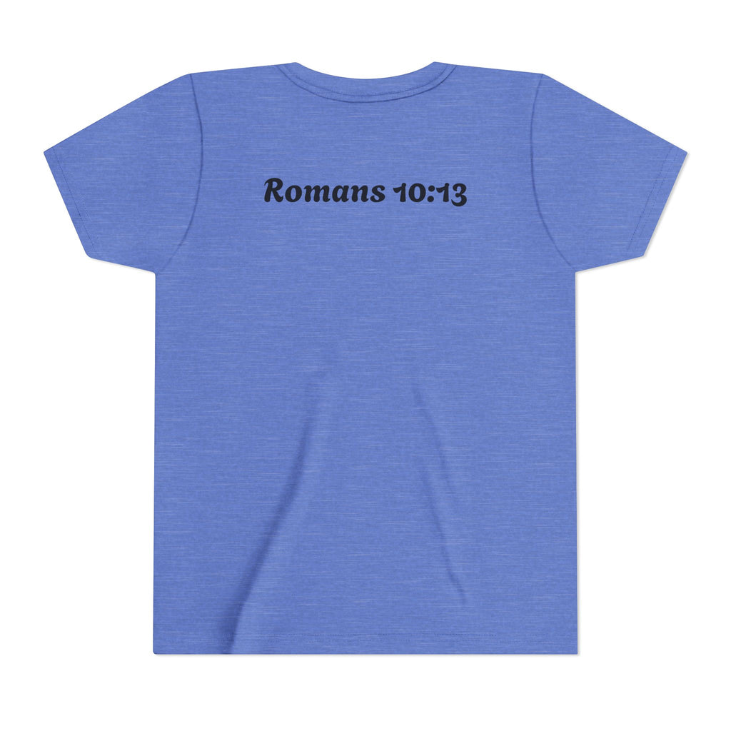 Generational Curse Breaker Youth Short Sleeve Tee with Inspirational Text, Faith-Based T-Shirt, Religious Youth Wear, Cute Christian Gift, Summer Tee