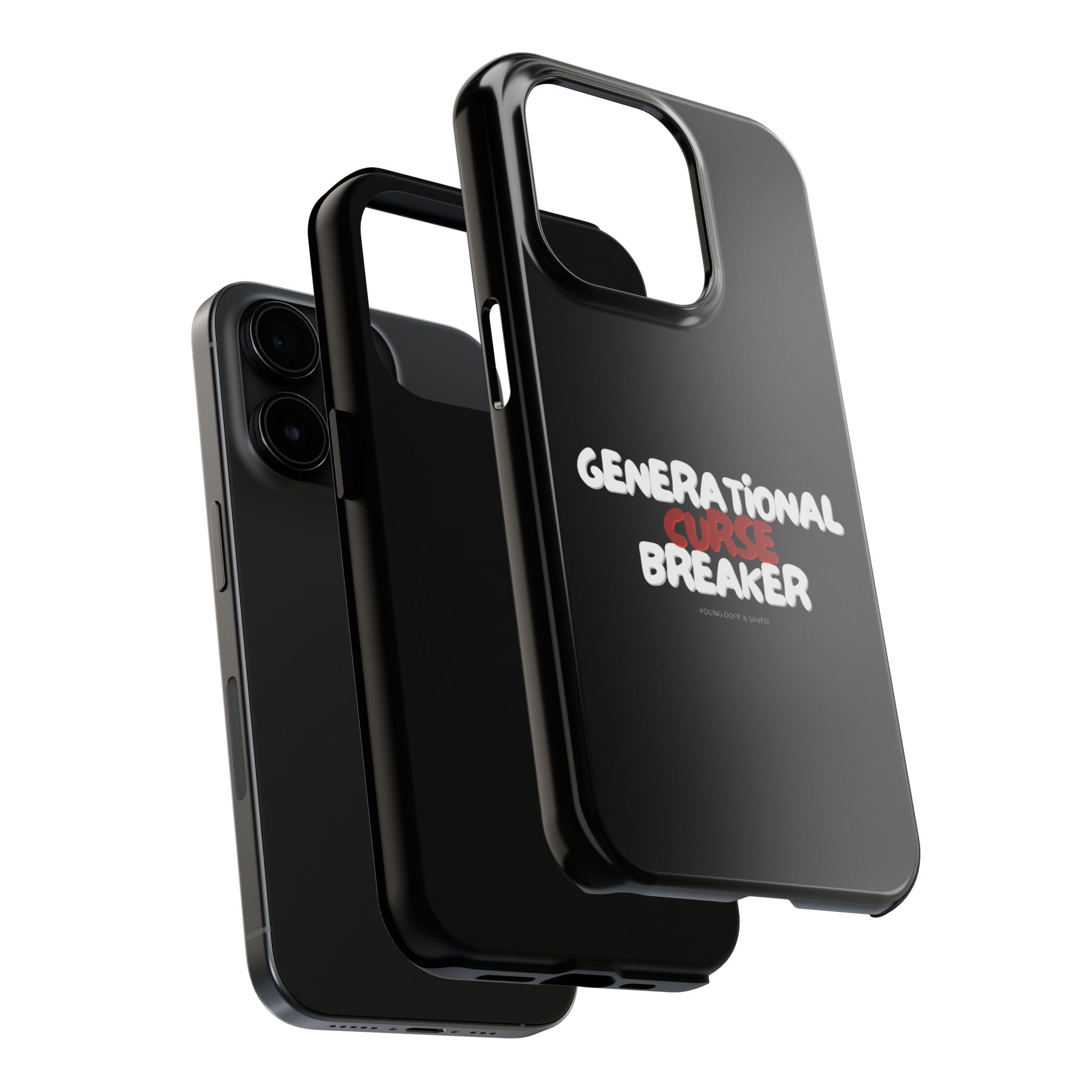 Generational Curse Breaker Tough Phone Cases, Durable Phone Cover, Gift for Millennials, Resilient Phone Case, Unique Smartphone Accessory