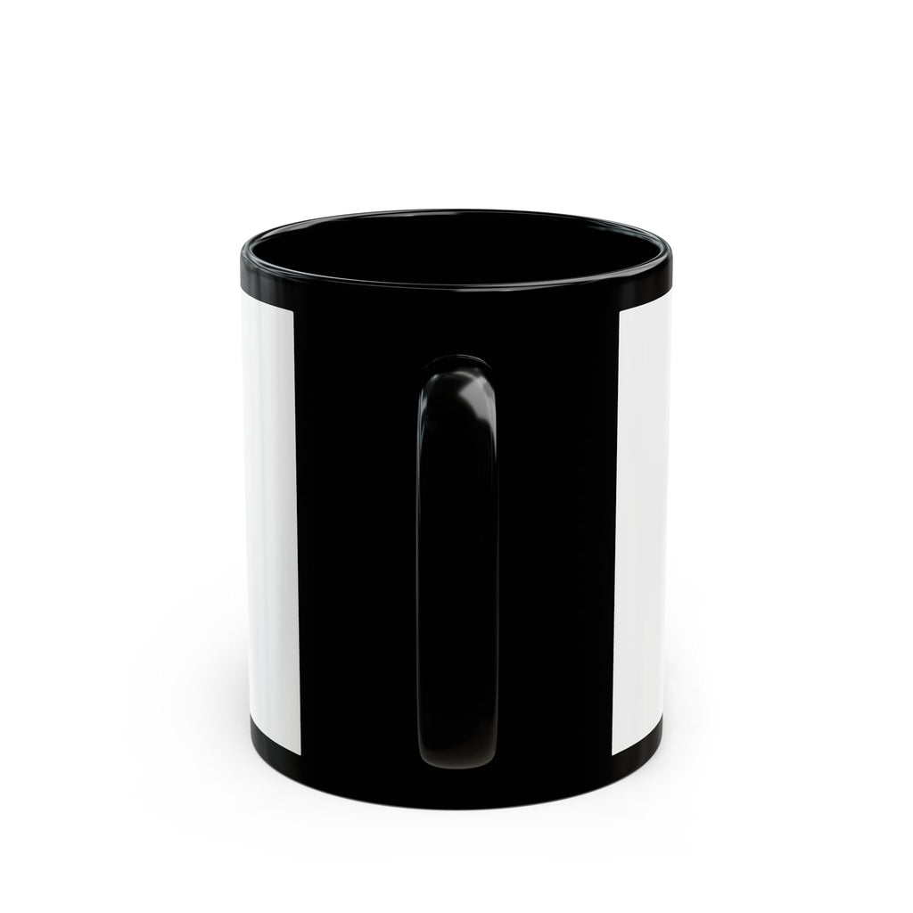 Black Mug with 'Young Fly & Saved' Design, Motivational Coffee Mug, Gift for Students, Inspirational Drinkware, Faith-Based Mug