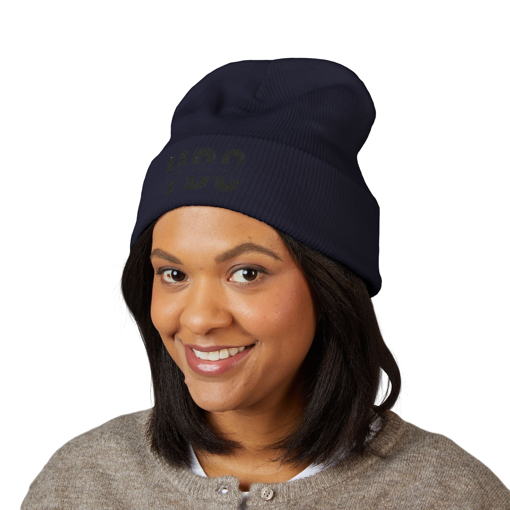 Classic Cuffed Young Dope & Saved Beanie with Embroidery, Stylish Winter Hat, Hipster Beanie, Gift for Him or Her, Winter Accessory, Streetwear Fashion