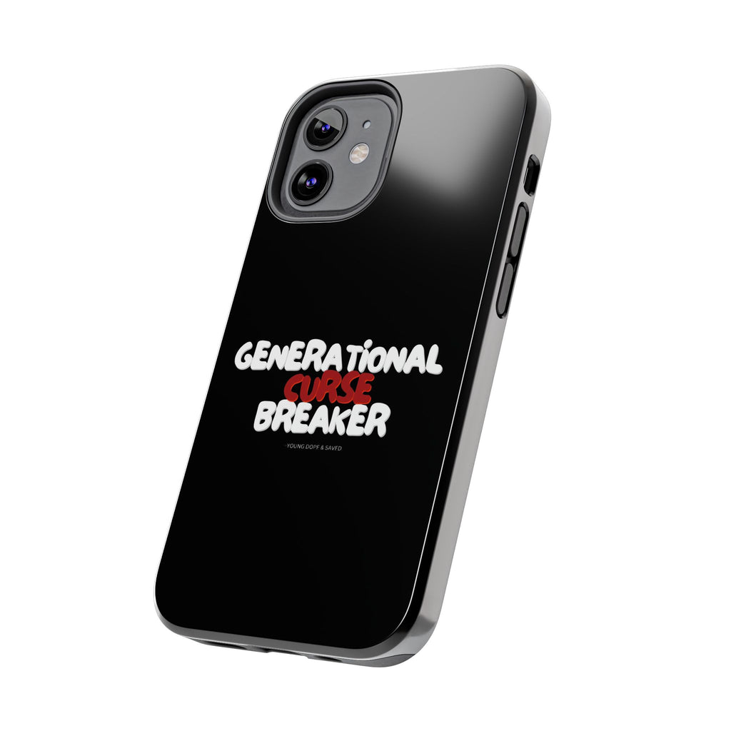 Generational Curse Breaker Tough Phone Cases, Durable Phone Cover, Gift for Millennials, Resilient Phone Case, Unique Smartphone Accessory