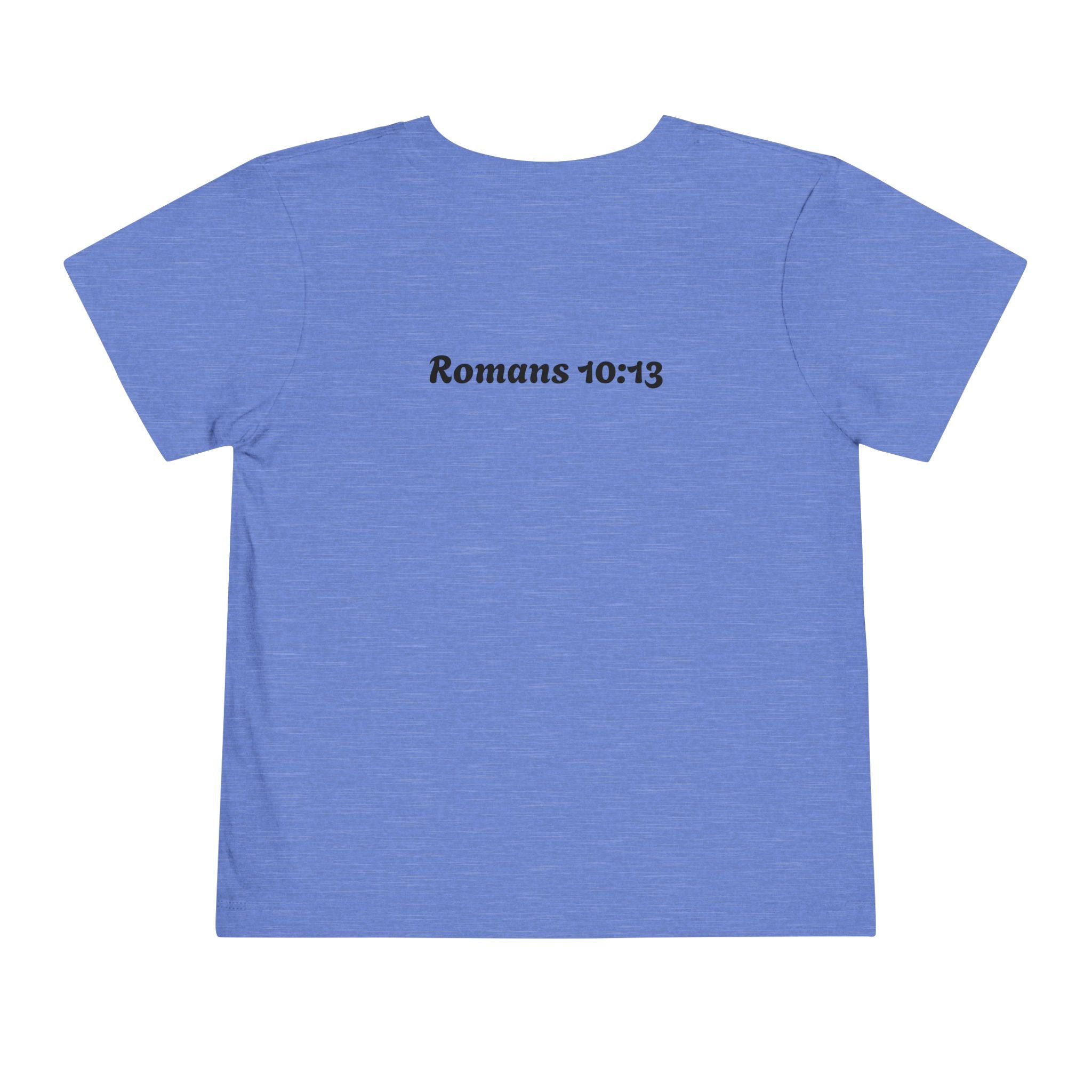 Generational Curse Breaker Toddler Short Sleeve Tee with 'Curse' Design and 'Romans 10:13' Quote, Cute Kids' Casual Top, Faith-Based Gift, Summer Essentials, [...]