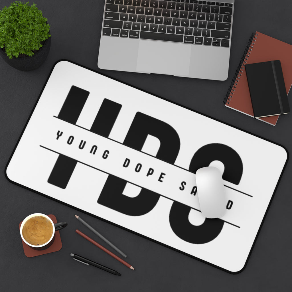 Modern Desk Mat - Stylish Office Decor, Young Dope Saved, Office Accessories, Gamer Mat, Teacher Gift, Minimalist Design