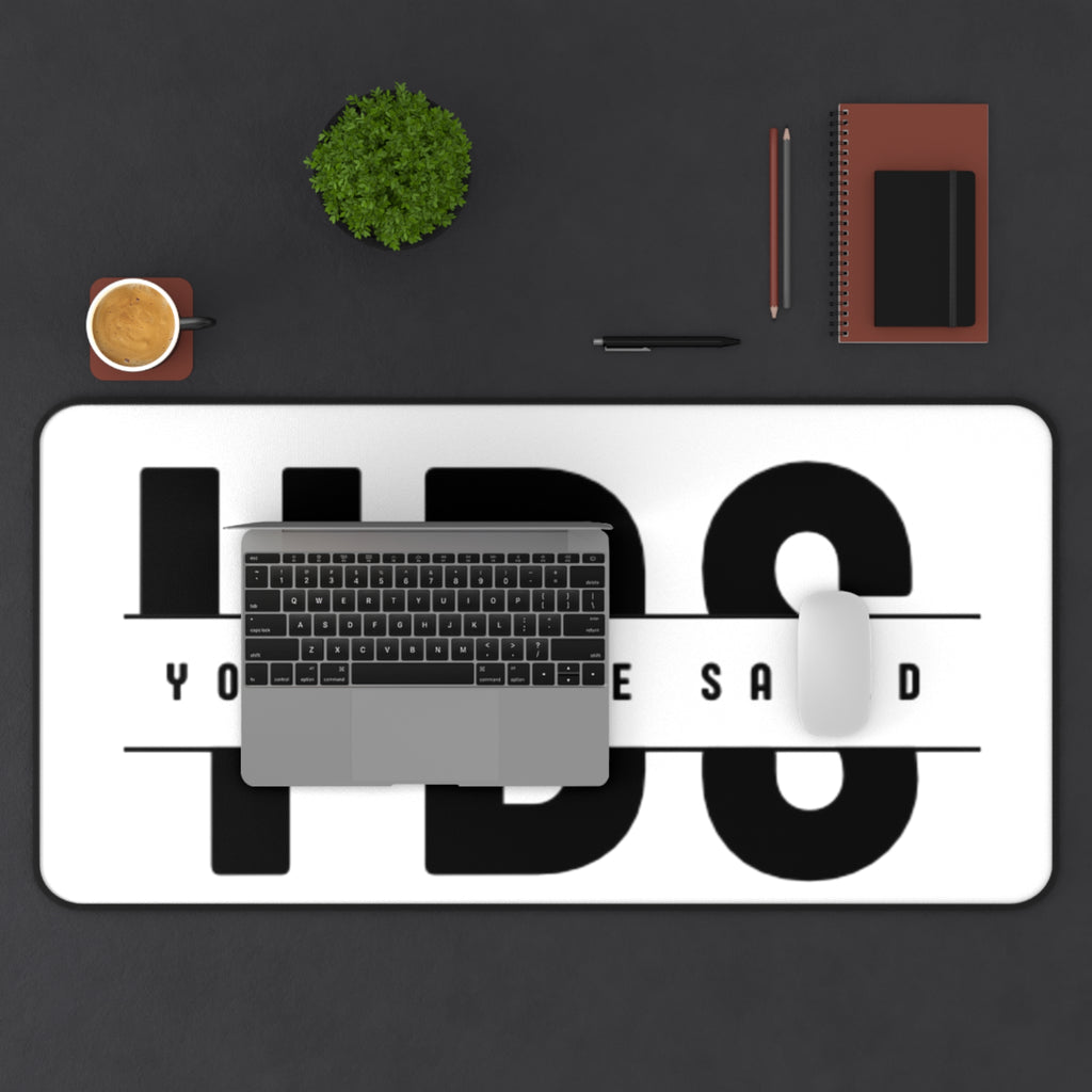Modern Desk Mat - Stylish Office Decor, Young Dope Saved, Office Accessories, Gamer Mat, Teacher Gift, Minimalist Design