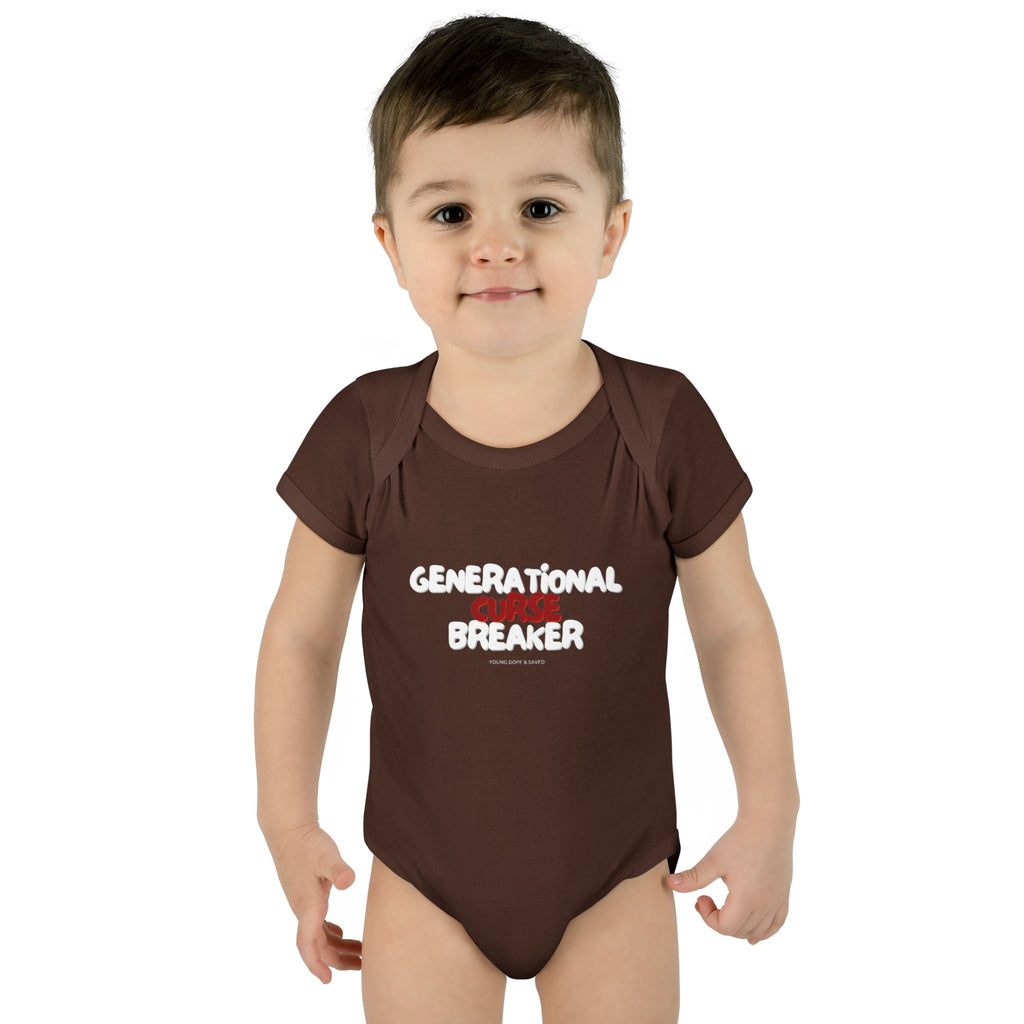 Generational Curse Breaker Infant Bodysuit | Cute Baby Outfit, Baby Shower Gift, Toddler Clothing, Inspirational Baby Onesie, Funny Gift