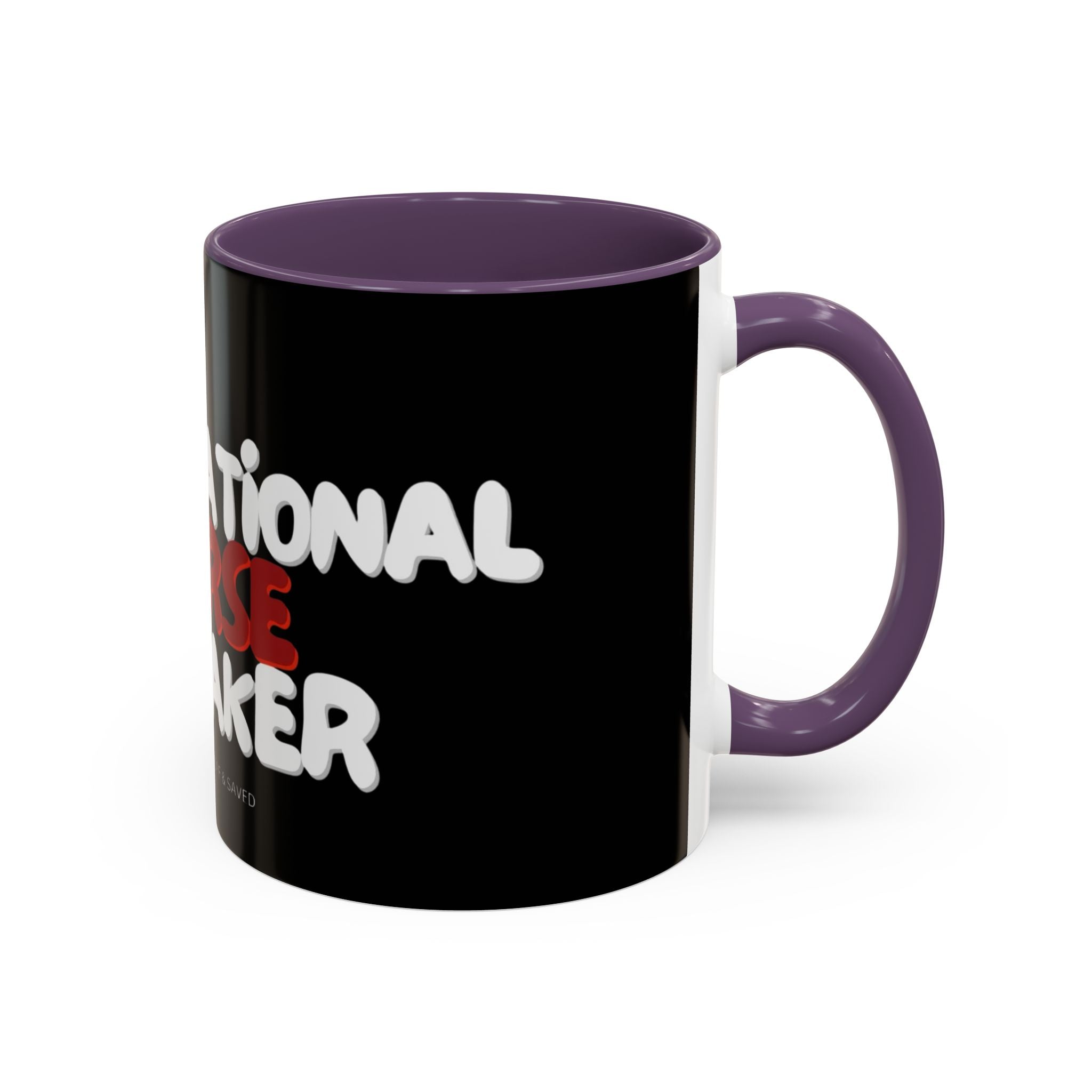 Curse Breaker Accent Coffee Mug - Faithful Daily Reminder, Inspirational Gift, Romans 10:13, Unique Coffee Cup, Religious Home Decor