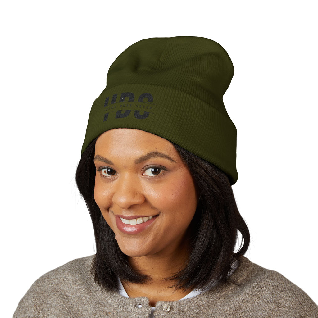 Classic Cuffed Young Dope & Saved Beanie with Embroidery, Stylish Winter Hat, Hipster Beanie, Gift for Him or Her, Winter Accessory, Streetwear Fashion