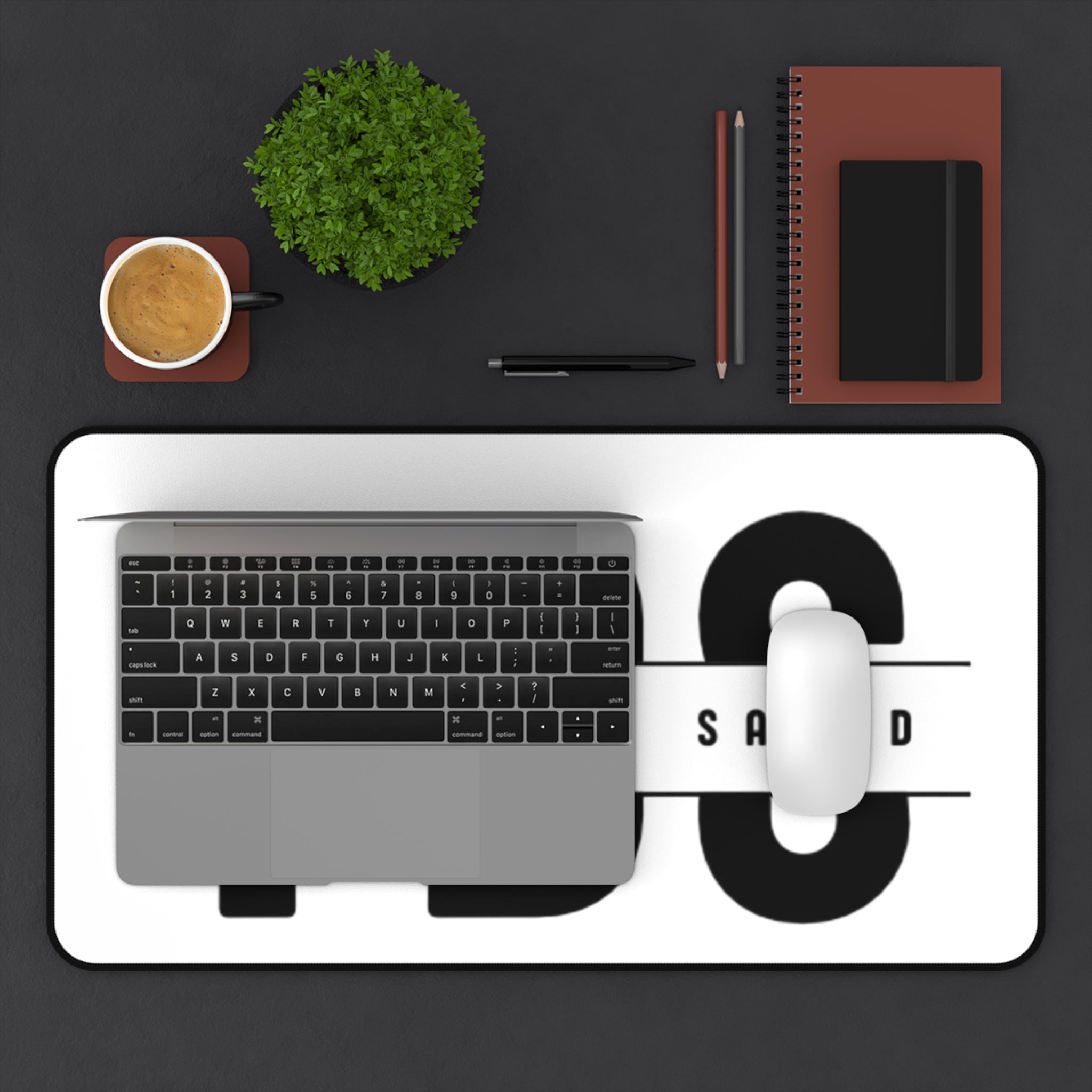 Modern Desk Mat - Stylish Office Decor, Young Dope Saved, Office Accessories, Gamer Mat, Teacher Gift, Minimalist Design
