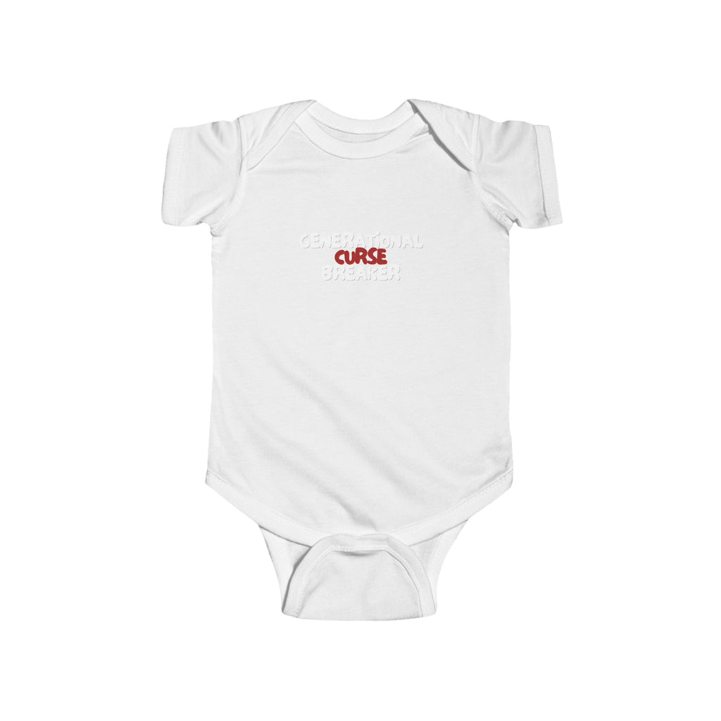 Generational Curse Breaker Cute Baby Bodysuit with Inspirational Quote | Christian Gift for Infants, Baby Shower, Newborn Outfit, Toddler Clothes, Religious Babywear