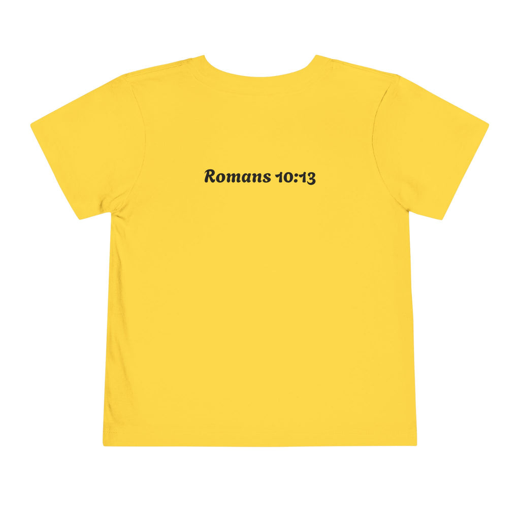 Generational Curse Breaker Toddler Short Sleeve Tee with 'Curse' Design and 'Romans 10:13' Quote, Cute Kids' Casual Top, Faith-Based Gift, Summer Essentials, [...]