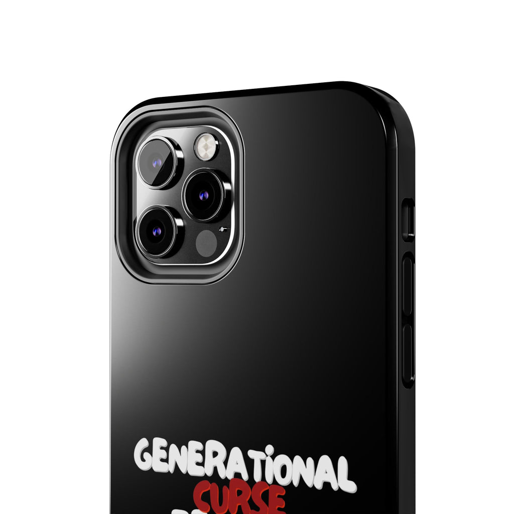 Generational Curse Breaker Tough Phone Cases, Durable Phone Cover, Gift for Millennials, Resilient Phone Case, Unique Smartphone Accessory