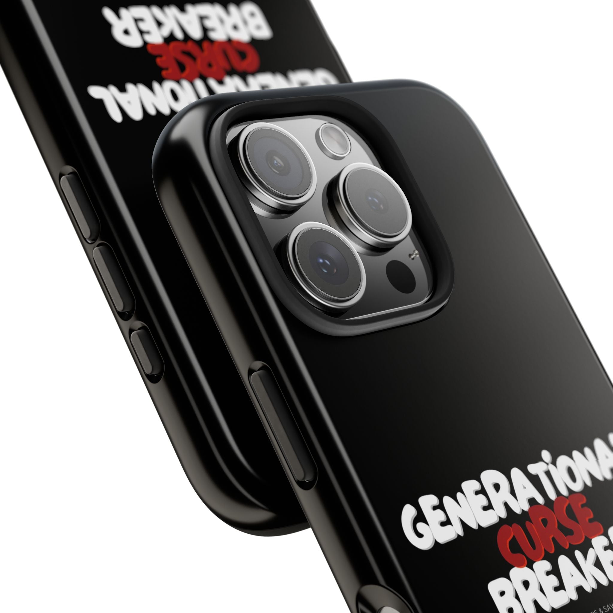 Generational Curse Breaker Tough Phone Cases, Durable Phone Cover, Gift for Millennials, Resilient Phone Case, Unique Smartphone Accessory