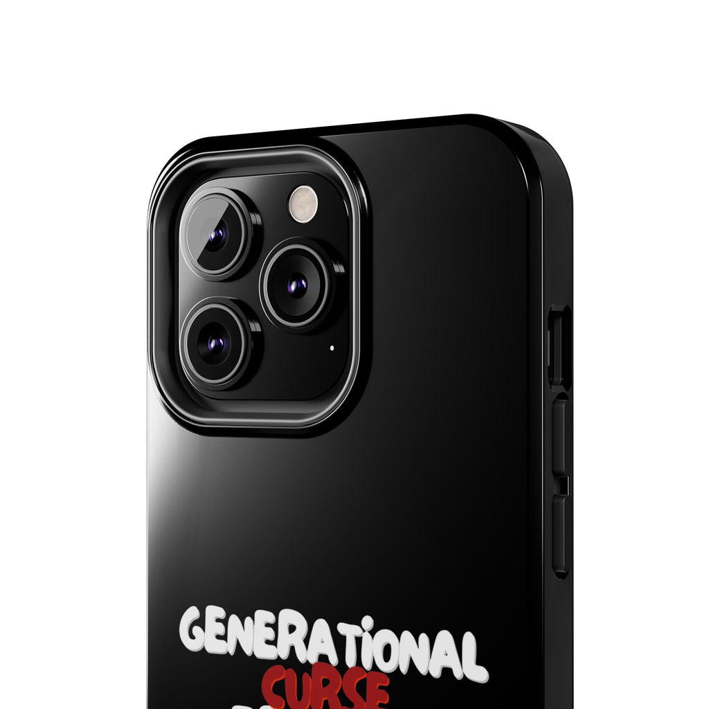 Generational Curse Breaker Tough Phone Cases, Durable Phone Cover, Gift for Millennials, Resilient Phone Case, Unique Smartphone Accessory