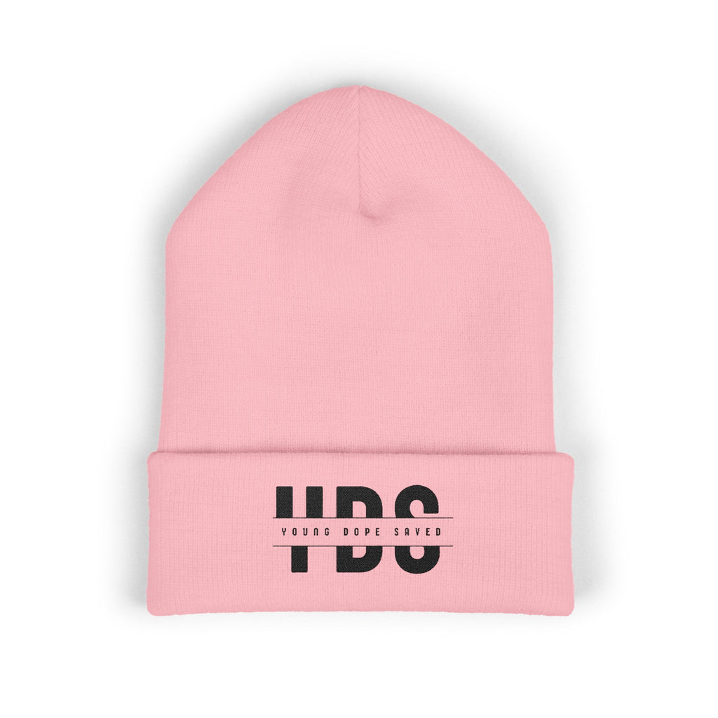Classic Cuffed Young Dope & Saved Beanie with Embroidery, Stylish Winter Hat, Hipster Beanie, Gift for Him or Her, Winter Accessory, Streetwear Fashion